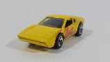 2000 Hot Wheels Tornado Twister Racebait 308 Ferrari Yellow Die Cast Toy Car Vehicle