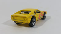 2000 Hot Wheels Tornado Twister Racebait 308 Ferrari Yellow Die Cast Toy Car Vehicle