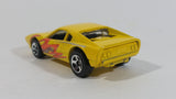 2000 Hot Wheels Tornado Twister Racebait 308 Ferrari Yellow Die Cast Toy Car Vehicle