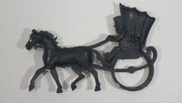 Vintage 1975 Homco Horse Drawn Carriage Early Transportation Wall Decor No. 7358 Made in USA