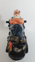 Hand Painted Harley Davidson Motor Cycle with Biker Laying Ceramic Cookie Jar - Treasure Valley Antiques & Collectibles