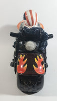 Hand Painted Harley Davidson Motor Cycle with Biker Laying Ceramic Cookie Jar - Treasure Valley Antiques & Collectibles