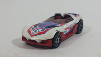 2014 Hot Wheels HW City HW Goal Yur So Fast Ferrari White Red Die Cast Toy Car Vehicle