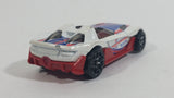 2014 Hot Wheels HW City HW Goal Yur So Fast Ferrari White Red Die Cast Toy Car Vehicle