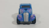 2002 Johnny Lightning 1933 Willy's Gassers Blue PM156 Die Cast Toy Car Hot Rod Vehicle