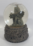 1995 Vandor Chained Gargoyle Snow Globe on Resin Brick Castle Style Base