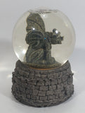 1995 Vandor Chained Gargoyle Snow Globe on Resin Brick Castle Style Base