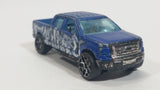 2013 Hot Wheels City Graffiti Rides 2009 Ford F-150 Truck Metallic Blue Die Cast Toy Car Vehicle