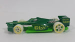 2018 Hot Wheels Glow Wheels Winning Formula Metallig Green Die Cast Toy Race Car Vehicle - Treasure Valley Antiques & Collectibles