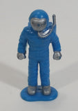 Very Rare Vintage Remco Heavy Metal NASA Blue Space Astronaut (3) Plastic Toy Figure