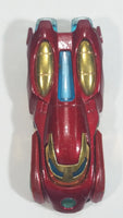 2014 Hot Wheels Marvel Iron Man Movie Film Comic Character Dark Red & Gold Die Cast Toy Car Vehicle