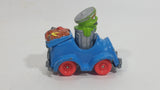 1987 Playskool The Muppets Sesame Street Green Oscar The Grouch Blue Die Cast Toy Car Vehicle