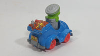 1987 Playskool The Muppets Sesame Street Green Oscar The Grouch Blue Die Cast Toy Car Vehicle