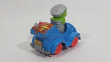 1987 Playskool The Muppets Sesame Street Green Oscar The Grouch Blue Die Cast Toy Car Vehicle