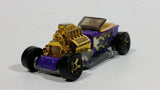 2010 Hot Wheels Hot Rods T-Bucket Purple Plastic Body Die Cast Toy Car Vehicle - Treasure Valley Antiques & Collectibles