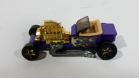 2010 Hot Wheels Hot Rods T-Bucket Purple Plastic Body Die Cast Toy Car Vehicle - Treasure Valley Antiques & Collectibles