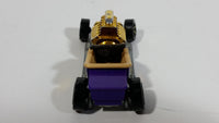 2010 Hot Wheels Hot Rods T-Bucket Purple Plastic Body Die Cast Toy Car Vehicle - Treasure Valley Antiques & Collectibles