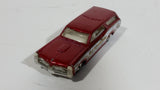 2010 Hot Wheels City Works Custom '66 GTO Wagon Fire Department Dark Red and White Die Cast Toy Car Vehicle