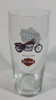 Hard to Find Miller Genuine Draft Beer Harley Davidson Motor Cycles Sportster XL883 7" Tall Glass Cup - Treasure Valley Antiques & Collectibles
