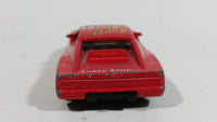 Vintage Yatming Road Tough Ferrari Testarossa Super Star 11 Red Die Cast Toy Car Vehicle