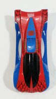 2004 Majorette Marvel Comics Spider-Man Character Red Blue Die Cast Toy Car Vehicle - Treasure Valley Antiques & Collectibles