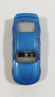 2009 Hot Wheels Mustang 45th Custom '07 Ford Mustang Blue Die Cast Toy Muscle Car Vehicle