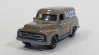 2010 Matchbox Farm Rigs Ford F-100 Panel Delivery (1955) Clay Brown Grey Die Cast Toy Car Vehicle