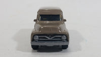 2010 Matchbox Farm Rigs Ford F-100 Panel Delivery (1955) Clay Brown Grey Die Cast Toy Car Vehicle