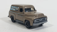 2010 Matchbox Farm Rigs Ford F-100 Panel Delivery (1955) Clay Brown Grey Die Cast Toy Car Vehicle