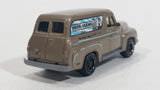 2010 Matchbox Farm Rigs Ford F-100 Panel Delivery (1955) Clay Brown Grey Die Cast Toy Car Vehicle