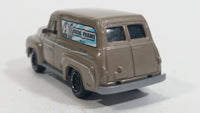 2010 Matchbox Farm Rigs Ford F-100 Panel Delivery (1955) Clay Brown Grey Die Cast Toy Car Vehicle