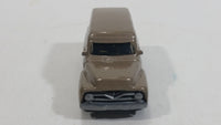 2010 Matchbox Farm Rigs Ford F-100 Panel Delivery (1955) Clay Brown Grey Die Cast Toy Car Vehicle