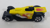 2002 Hot Wheels Geothermal Blast Ramp and Gate Super Comp Dragster Yellow Die Cast Race Car Toy Vehicle - McDonald's Happy Meal 4/6