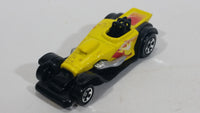 2002 Hot Wheels Geothermal Blast Ramp and Gate Super Comp Dragster Yellow Die Cast Race Car Toy Vehicle - McDonald's Happy Meal 4/6