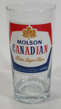 Vintage Molson Canadian Lager Beer Biere 5 1/2" Drinking Tumbler Glass Cup