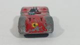 Vintage 1970 Hot Wheels Grand Prix Enamel Red Lines Ferrari 312P Enamel Red Die Cast Toy Race Car Vehicle Hong Kong