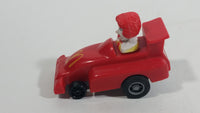 1988 McDonald's Turbo Macs Ronald McDonald Red Toy Pull Back Friction Motorized Plastic Toy Car Vehicle - Happy Meals - Treasure Valley Antiques & Collectibles