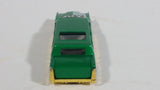 2001 Hot Wheels Turbo Taxi Limozeen Metallic Green Gold Die Cast Toy Car Limousine Limo Vehicle