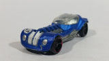 2010 Hot Wheels Track Stars Dieselboy Satin Blue Die Cast Toy Race Car Vehicle