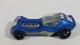 2010 Hot Wheels Track Stars Dieselboy Satin Blue Die Cast Toy Race Car Vehicle