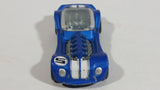 2010 Hot Wheels Track Stars Dieselboy Satin Blue Die Cast Toy Race Car Vehicle