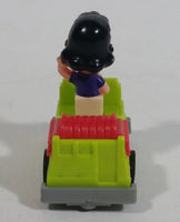 Vintage 1989 Peanuts Gang Pop Mobiles United Features Syndicate Lucy Van Pelt Green Plastic Toy Car Vehicle McDonald's Happy Meals