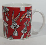 1994 Applause Warner Bros Looney Tunes Bugs Bunny Rabbit Hare Cartoon Character Red Coffee Mug Cup Animated TV Show Collectible