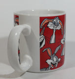 1994 Applause Warner Bros Looney Tunes Bugs Bunny Rabbit Hare Cartoon Character Red Coffee Mug Cup Animated TV Show Collectible