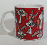 1994 Applause Warner Bros Looney Tunes Bugs Bunny Rabbit Hare Cartoon Character Red Coffee Mug Cup Animated TV Show Collectible