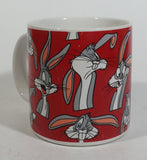 1994 Applause Warner Bros Looney Tunes Bugs Bunny Rabbit Hare Cartoon Character Red Coffee Mug Cup Animated TV Show Collectible