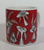 1994 Applause Warner Bros Looney Tunes Bugs Bunny Rabbit Hare Cartoon Character Red Coffee Mug Cup Animated TV Show Collectible