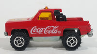 1996 Majorette Coca-Cola Coke Soda Pop Depanneuse No. 228 Truck Red Die Cast Toy Car Vehicle