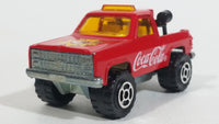 1996 Majorette Coca-Cola Coke Soda Pop Depanneuse No. 228 Truck Red Die Cast Toy Car Vehicle