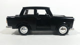 Sunnyside Superior Trabant 601 Black SS 4725 Pullback Friction Motorized 1:43 Scale Die Cast Toy Car Vehicle with Opening Doors